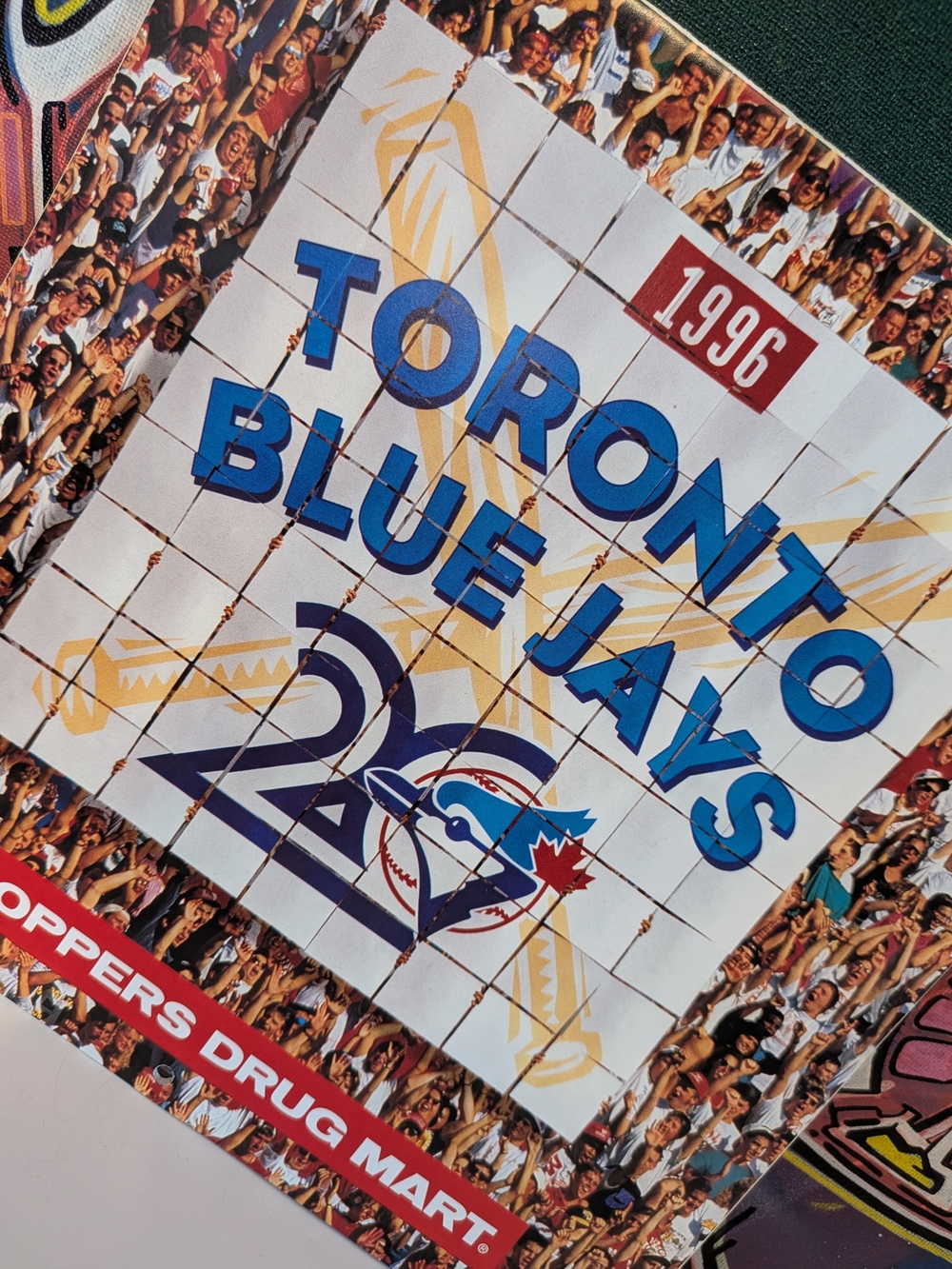 1996 Toronto Blue Jays 20th Anniversary Wall Calendar – Shoppers Drug Mart